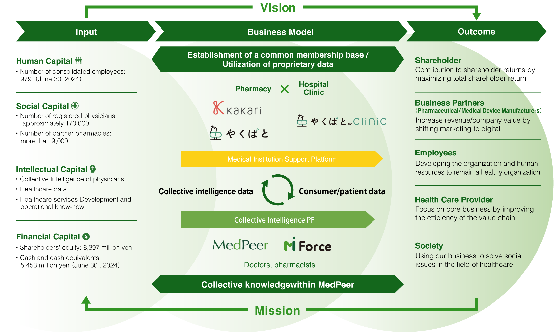 MedPeer Group Value Creation Process